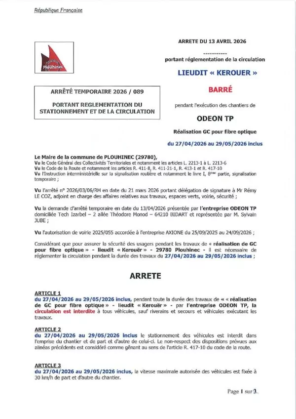 Image du document AT 2026 089 ODEON TP – Keouer barré